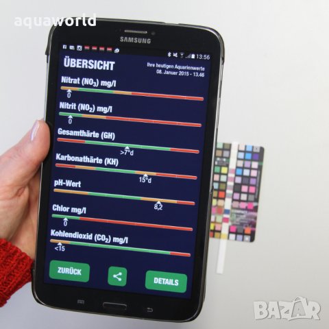 "ПРОМОЦИЯ" JBL ProScan тест на вода с помощта на смартфон, снимка 7 - Оборудване за аквариуми - 29708929