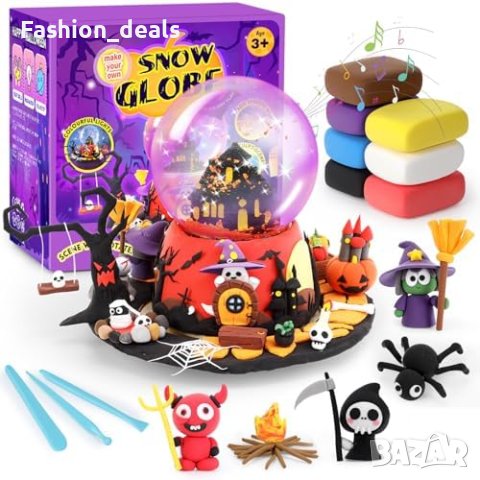 Нов Комплект за изработка за Хелоуин Sixome Музикален снежен глобус с инструменти