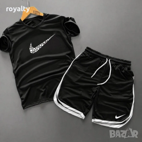 Nike Нов Мъжки Къс Летен Екип Найк 