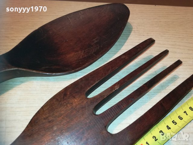 ГОЛЯМИ НОЖ И ВИЛИЦА 50см 2202212036, снимка 12 - Колекции - 31916243