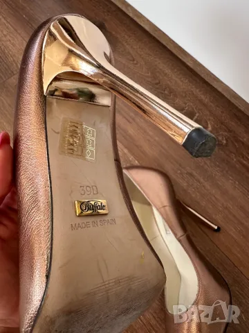 Токчета Buffalo Rose gold, снимка 5 - Дамски обувки на ток - 47364695