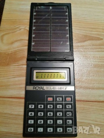 Стар соларен калкулатор Япония. , снимка 10 - Колекции - 29270171