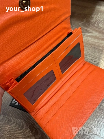 Дамско портмоне / портфейл Channel оранжево , снимка 2 - Портфейли, портмонета - 53115545