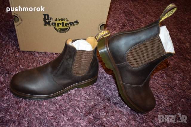 Dr Martens 2976 Leather CHELSEA Boots Gaucho Crazy Horse 45 номер
