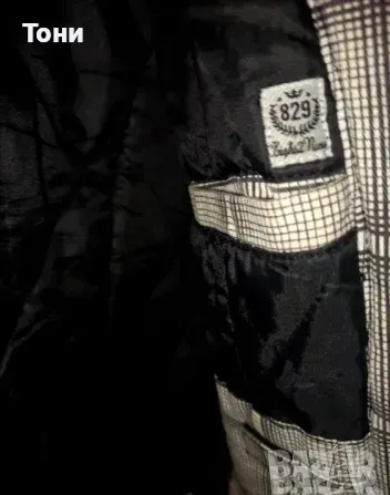 Дамско Карирано Яке с Качулка М, снимка 5 - Якета - 49525614