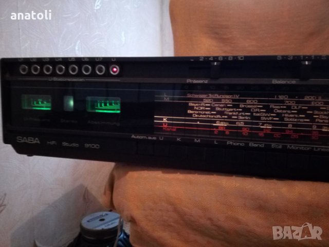  Радиоусилвател SABA HiFi-Studio 9100 ресивър , снимка 5 - Ресийвъри, усилватели, смесителни пултове - 30790295