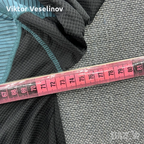 Snickers Еластична Горница Мъжка Размер 3XL 1/4 Зип Работна Синя, снимка 9 - Суичъри - 54150426