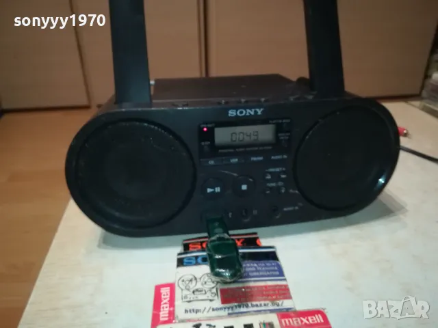 SONY ZS-PS50 USB CD/RADIO/AUX-ВНОС SWISS 2704251000LNWC, снимка 15 - Радиокасетофони, транзистори - 50051617