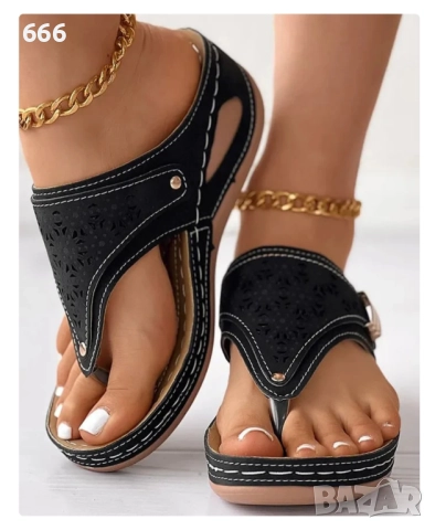 Дамски сандали с мека подметка, снимка 5 - Сандали - 51640451