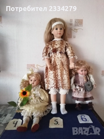 Порцеланови кукли от Англия и Германияразмери: високи 75,85см., снимка 12 - Колекции - 46218903