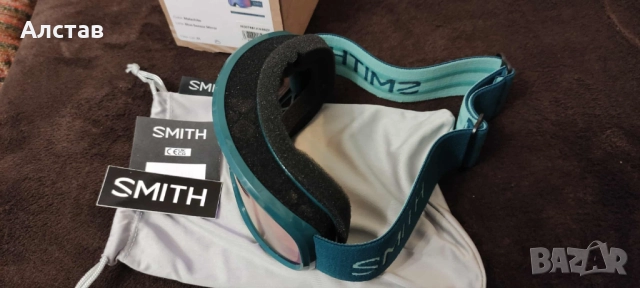 Продавам нова дамска ски маска SMITH VOUGE - с етикет и калъфче, снимка 4 - Зимни спортове - 52631404