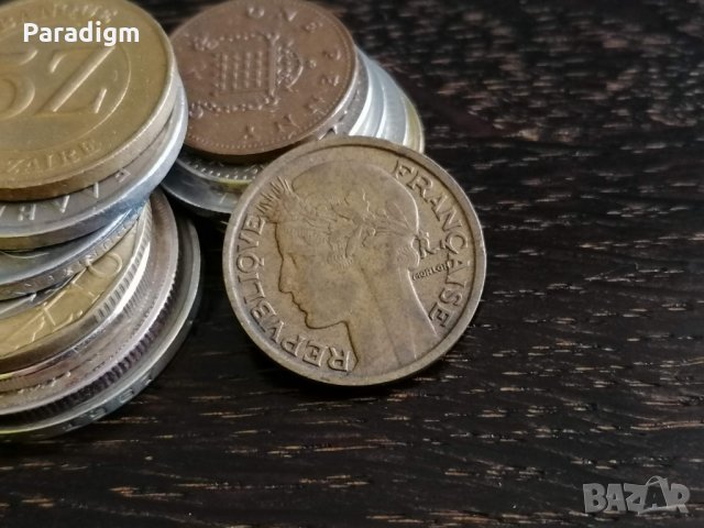 Mонета - Франция - 1 франк | 1938г., снимка 2 - Нумизматика и бонистика - 30455166