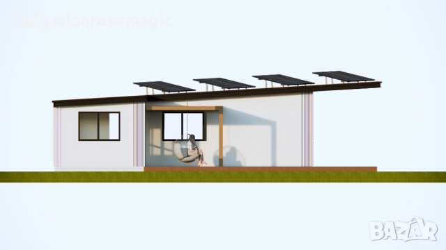 Парцел 1583 м² + Готова къща 95 м² • Монтаж до 1 месец • Войводино, снимка 6 - Парцели - 52734037