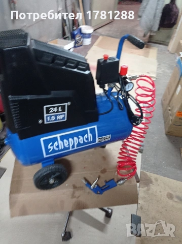 Компресор въздушен 24л 8атм 