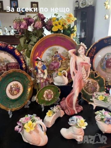 Coalport England  1993  "Ruby" 25 см прекрасна фигура на млада жена Код P2047, снимка 3 - Декорация за дома - 53954981