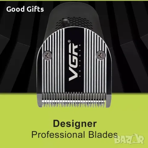Професионална машинка за подстригване VGR V-295 – LED дисплей, водоустойчива, с USB зареждане, снимка 4 - Машинки за подстригване - 50386010