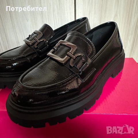 Черни лоуфъри, снимка 8 - Дамски ежедневни обувки - 54100368