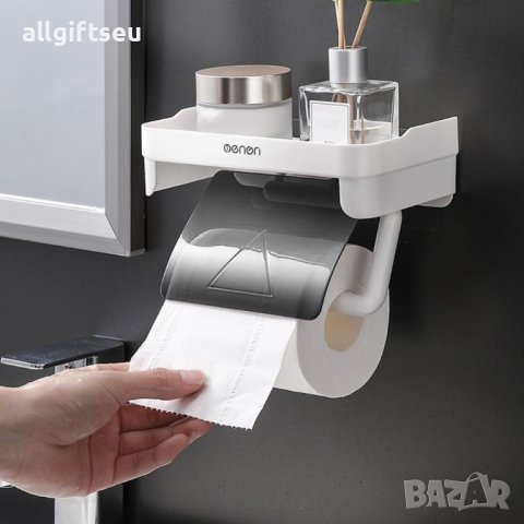 Поставка за тоалетна хартия с рафт за телефон 47500, снимка 8 - Други стоки за дома - 40094320