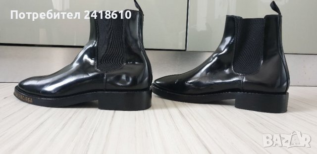 Balenciaga Leather Ankle Boots Women Women Size 38/24см ОРИГИНАЛ! Дамски Кожени Боти!, снимка 10 - Дамски боти - 39456353