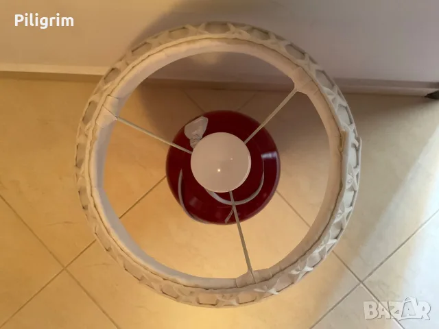 Настолна лампа Vaughan designs Hualan vase Sang  de  Boeuf., снимка 2 - Настолни лампи - 55739729
