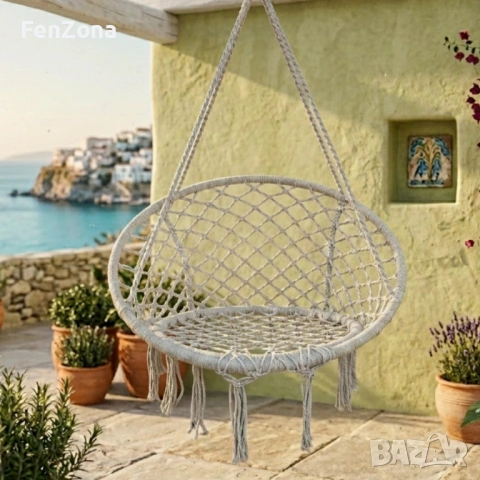 Висяща градинска люлка, с възглавница или без, снимка 12 - Други - 54227547