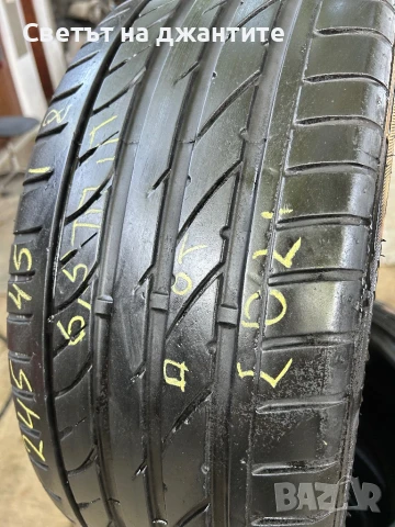 Гуми 4 броя 245/45/18 Sailun 6.5 mm Грайфер , снимка 5 - Гуми и джанти - 50702032