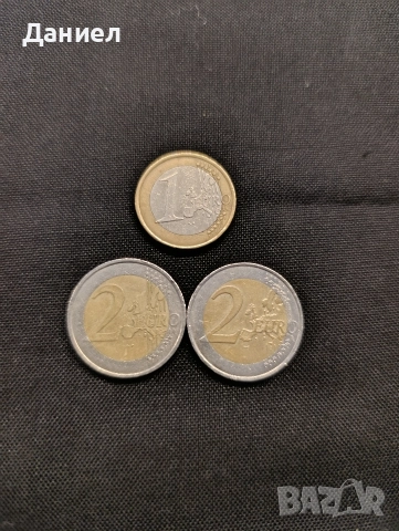 2 Евро 2001/2 Евро 2017/1 Евро 2000 Франция, снимка 3 - Нумизматика и бонистика - 52894629
