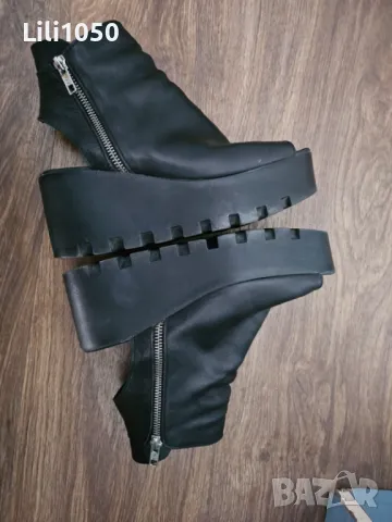 Отворени кожени боти, снимка 7 - Сандали - 50364536