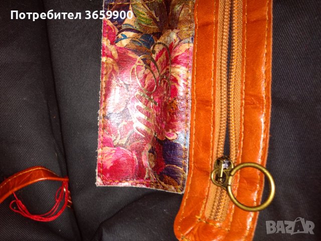 Чанта от естествена кожа, Etui London, снимка 7 - Чанти - 39970883