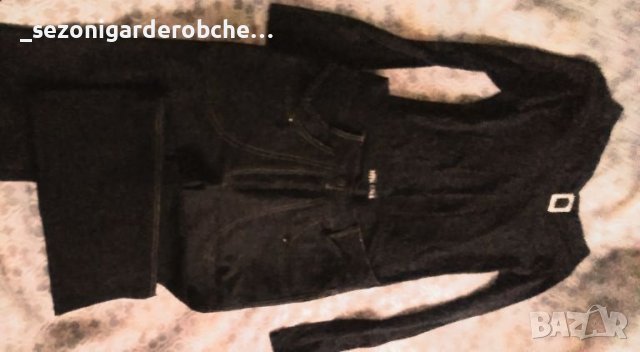 Дамски нов Есенен комплект панталон и блуза-С,М,Л