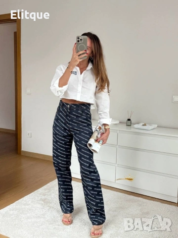 дамски комплекти риза и дънки  chanel Louis Vuitton miu miu wang , снимка 5 - Комплекти - 54325428
