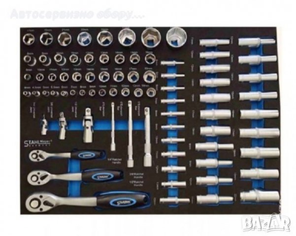 Немски Шкаф количка с инструменти 7 чекмеджета - 5 пълни Stahlmayer, снимка 3 - Други инструменти - 37643401