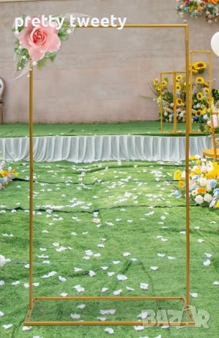 Метални стойки/рамки за украса на сватба/кръщене , снимка 2 - Декорация за дома - 51526672