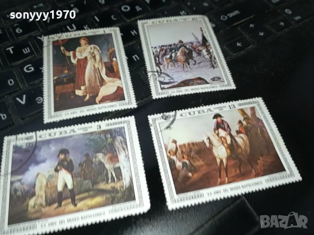 SOLD SOLD OUT*CUBA NAPOLEON 4БР МАРКИ 2609231456, снимка 11 - Филателия - 42327001