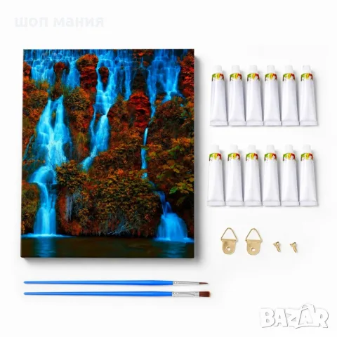 Картина за рисуване по номера с рамка 40x50 см