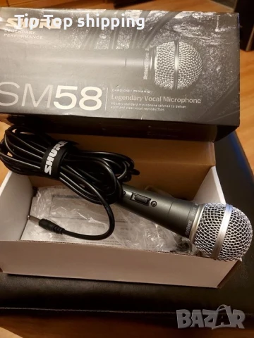 🎤 Професионален вокален микрофон SM-58, снимка 3 - Микрофони - 50697657