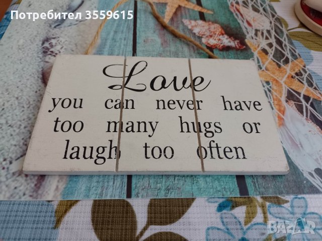 дървена ретро табела с надпис от Англия, снимка 1