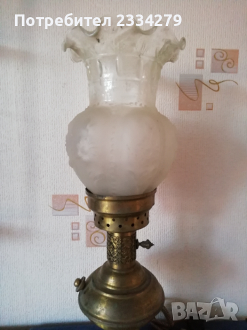 Стари настолни нощни лампи, тип,, газени лампи" изработени в различни ателиета и държави ., снимка 12 - Настолни лампи - 37461445