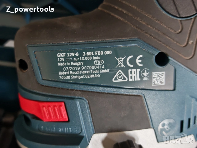 Bosch GKF 12V-8 Professional Акумулаторна кант фреза , снимка 3 - Други инструменти - 54280651