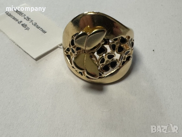 Златен пръстен 8.48гр., снимка 3 - Пръстени - 52836178