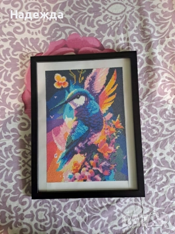 Диамантен гоблен с рамка -нареден