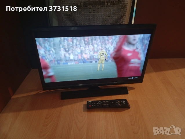 Телевизор 24инча, Самсунг. Дистанционно е налично 