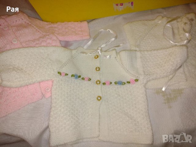 Лот  5 броя плетени блузи + одеало , снимка 7 - Други - 50669171