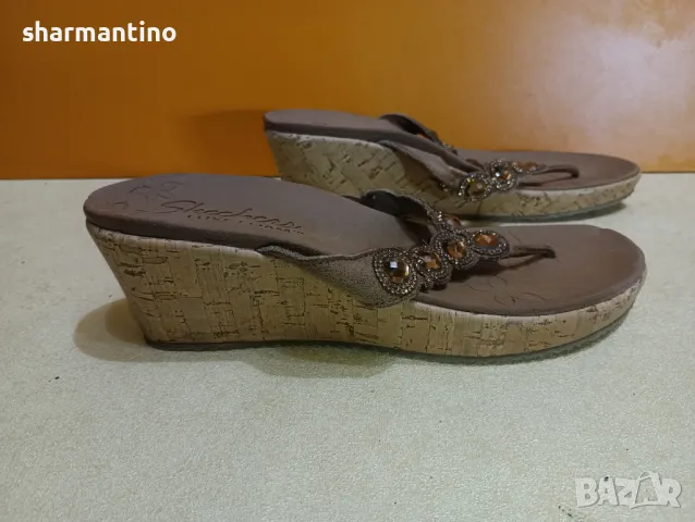 Skechers Luxe Beverlee чехли N 39 - 25 лв, снимка 5 - Чехли - 50318355