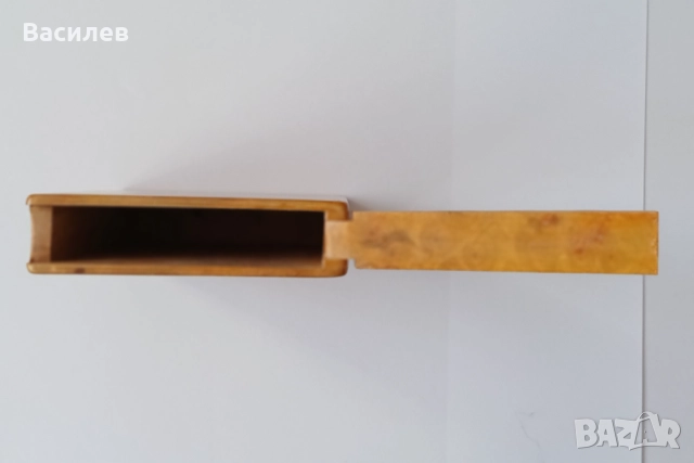 Стара дървена табакера, нова неупотрбявана, снимка 4 - Антикварни и старинни предмети - 52803166