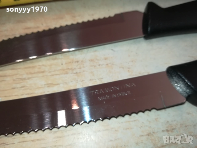 TRAMONTINA-MADE IN BRAZIL X2БР 0111251830, снимка 16 - Ножове - 52257536