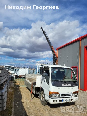 Isuzu с кран, снимка 7 - Бусове и автобуси - 40771642