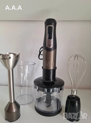 Black+Decker BXHBA1200E Ръчен блендер 1200W, снимка 2 - Чопъри и пасатори - 52461809