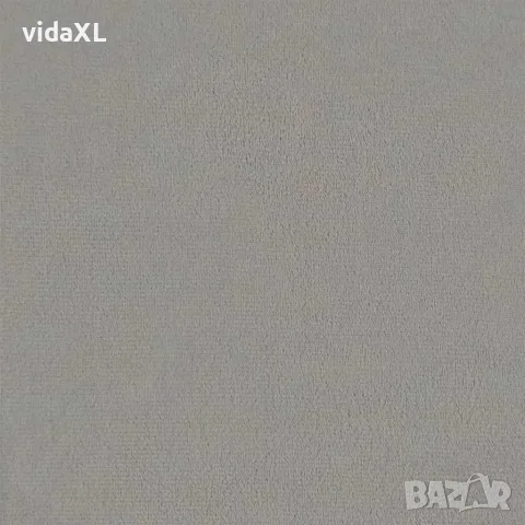 vidaXL Релаксиращ стол с табуретка, светлосив, кадифе, снимка 10 - Столове - 56146806