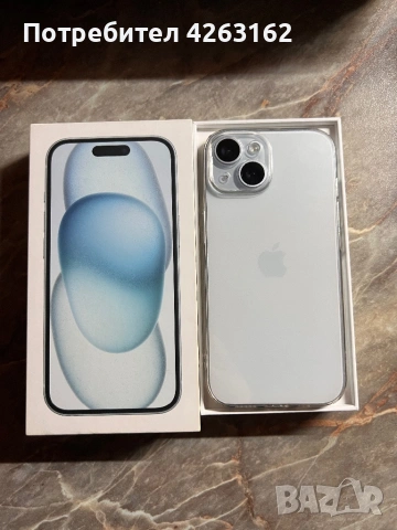 iPhone 15 128GB Blue, снимка 2 - Apple iPhone - 54220364